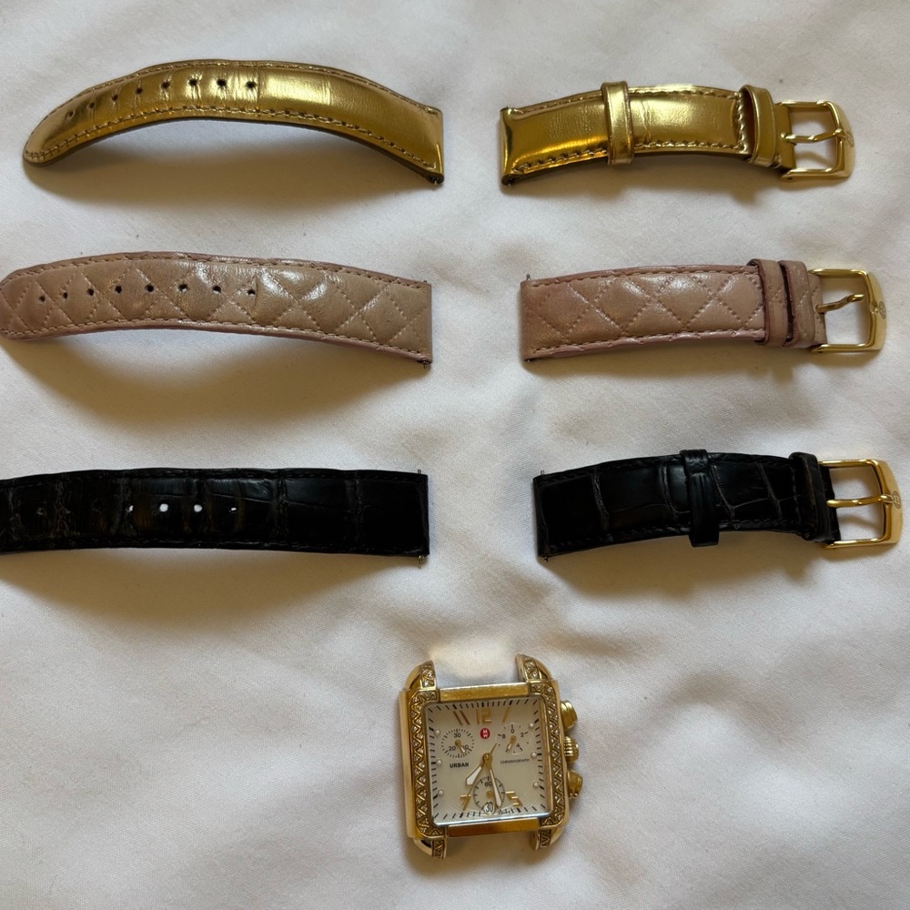 Michele Urban Watch, 39mm (Includes 3 Straps!) - Picture 7 of 8